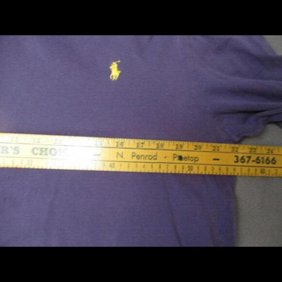 Lot of 2 Ralph Lauren Polo Shirts XL 2 Long Sleeve 1 Collared Preppy Classic - Picture 6 of 9